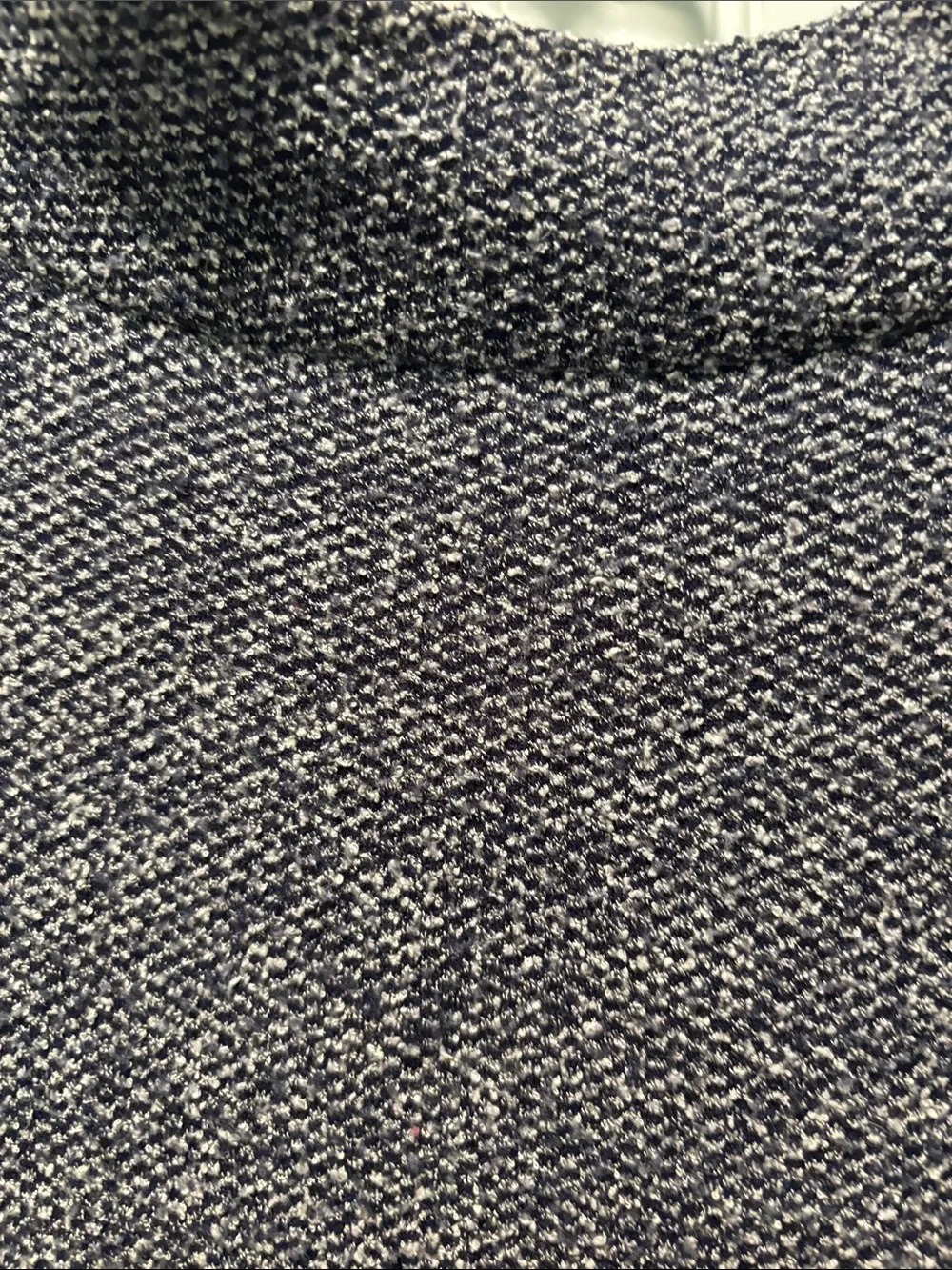 T by Talbots Women’s Long Sleeve Knit Tunic with Pockets in Heather Navy Sz M